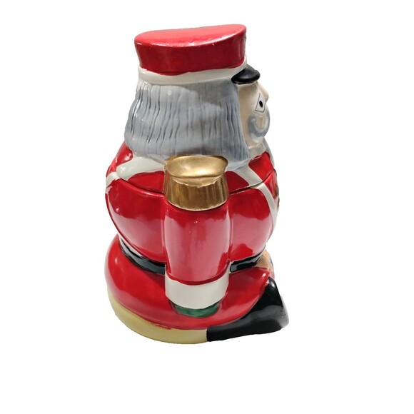 Vintage Gibson Housewares Nutcracker Christmas Cookie Jar Holiday 10" - Picture 9 of 11